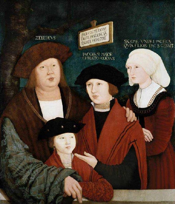 bernhard strigel Portrait of the Cuspinian Family oil painting image